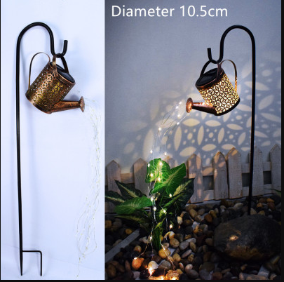 Enchanted Solar Watering Can - Outdoor LED Light Decoration for Your Garden - HiveBud